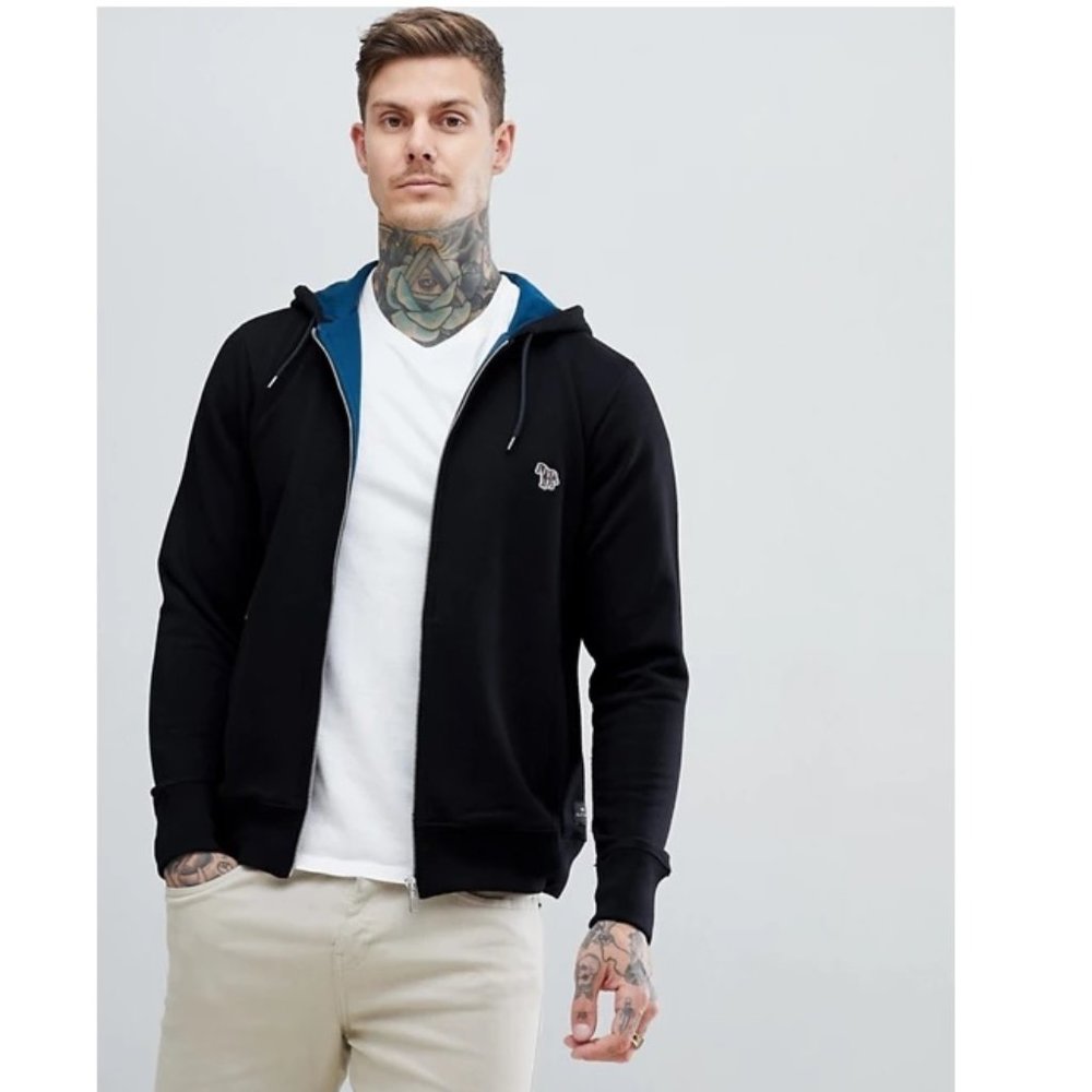 Ps Paul Smith Zebra Logo Hoodie